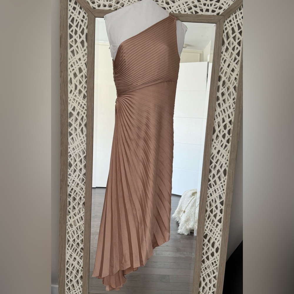 A.L.C. Beige Satin Dress